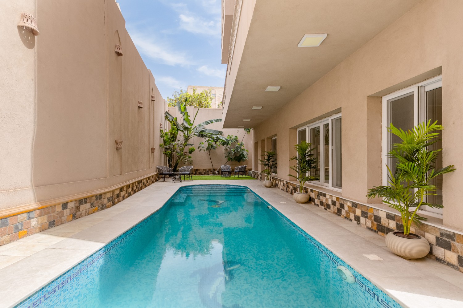 Outdoor pool at Livingville Two Fifty