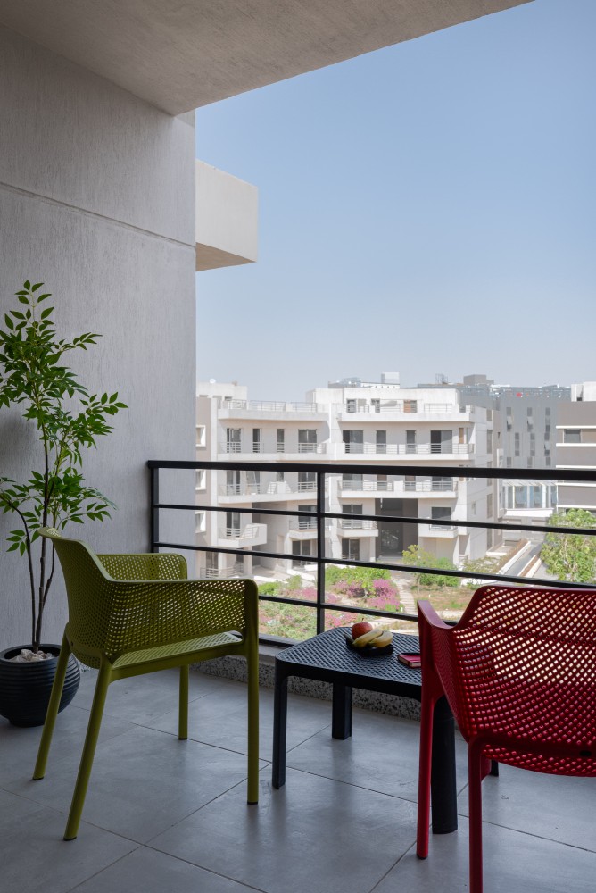 Balcony views at Livingville East