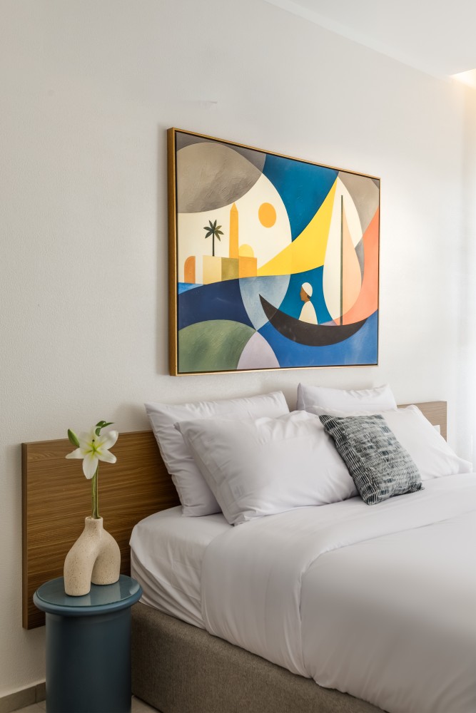 Bedroom detail at Livingville 6/Ten